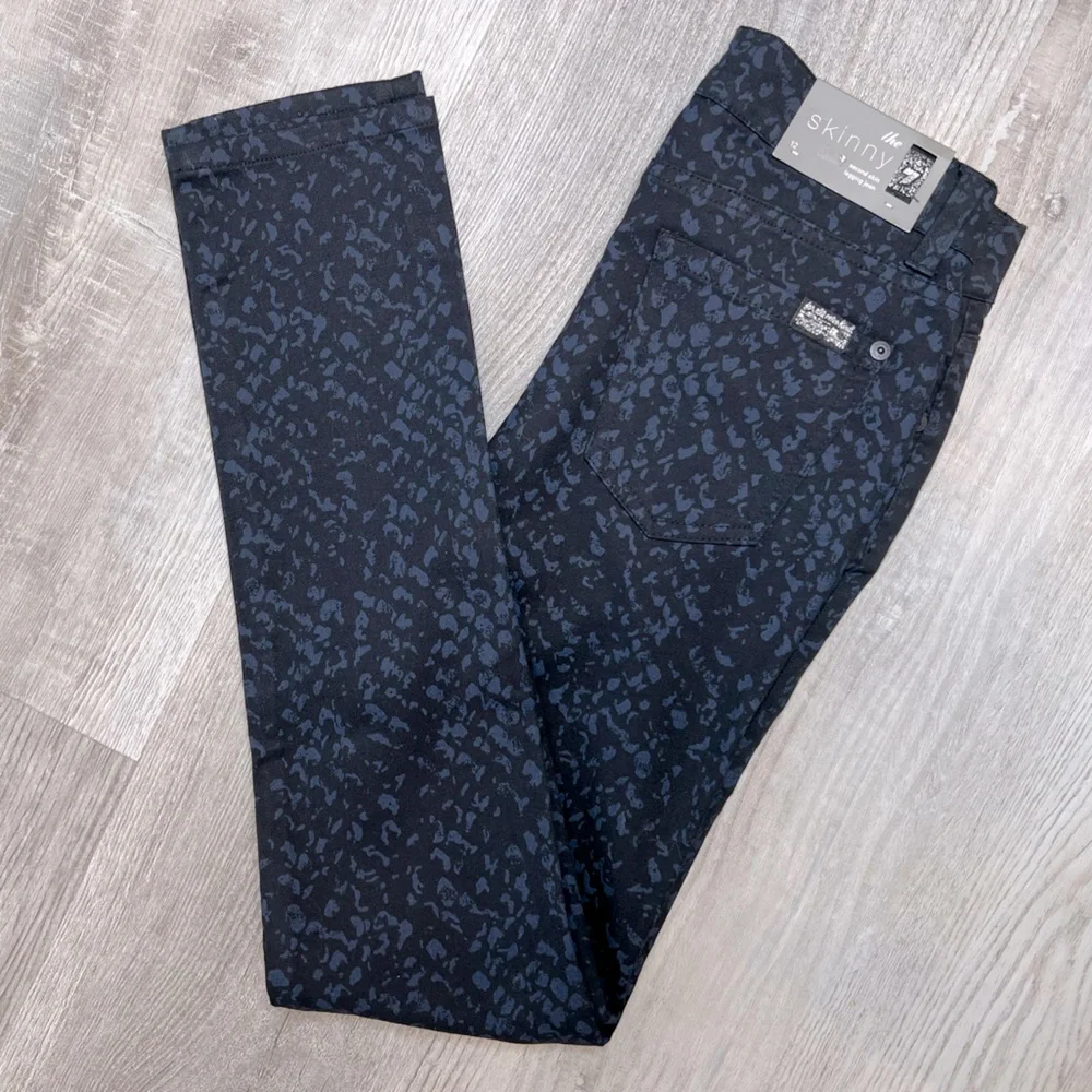 7 For All Mankind Jeans Girls The Skinny Second Skin Legging Size 12 cigarette